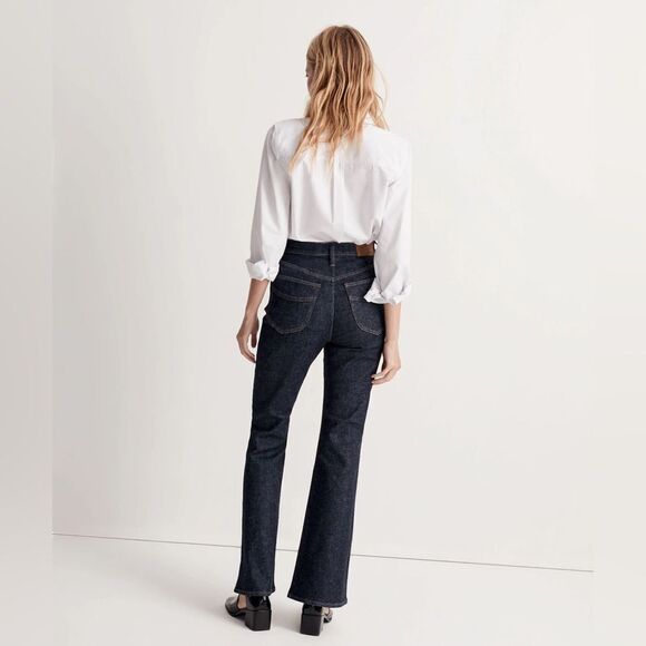 MADEWELL The Perfect Vintage Flare Jean in Wrenford Wash - Picture 5 of 12